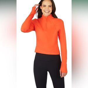 Yogalicious Lux Women’s Crosstrain Everyday Long Sleeve 3/4 Zip Jacket Top S